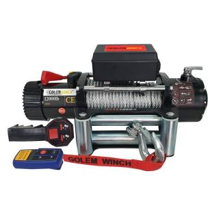 Elektrický navijak Golemwinch 12000 24V, 5,4 t, pre väčšie offroad, odťah - Golemtech