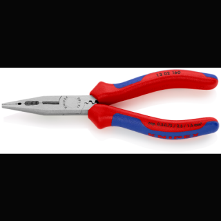 Elektrikárske kliešte, odizolovacie, 0,5-0,75/1,5/2,5 mm - KNIPEX 13 02 160
