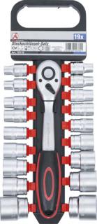 Gola sada 1/2", šesťhranné nástrčné hlavice Pro Torque 8-32 mm, 19 kusov