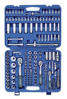 Gola sada 1/4", 3/8" a 1/2", 172 dielov - Kunzer