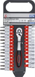 Gola sada 1/4", Pro Torque šesťhranné hlavice 4-13 mm, 27 kusov