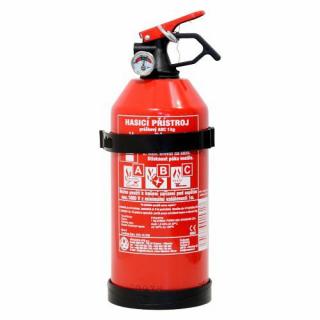 Hasiaci prístroj 1 kg práškový ABC s manometrom