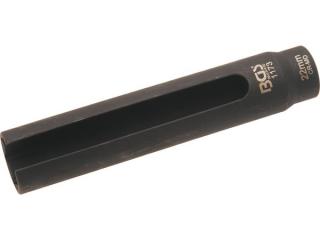 Hlavica - kľúč na lambda sondy 22 mm, štvorhran 1/2", extra dlhá 150 mm - BGS 1173