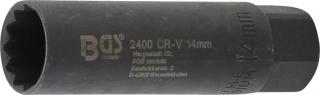 Hlavica pre zapaľovacie sviečky 3/8" x 14mm, dĺžka 65mm, extra úzka - BGS 2400 ()