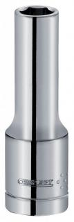 Hlavice 6-hranné predĺžené, metrické 1/4" (rôzne veľkosti) Tona Expert Profil: 6-hrana, Veľkosť štvoruholníka: 1/4", Veľkosť: 12