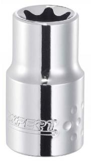 Hlavice nástrčné Torx E-profil 1/2" (rôzne veľkosti) Tona Expert Profil: Torx, Veľkosť štvoruholníka: 1/2", Veľkosť: E14