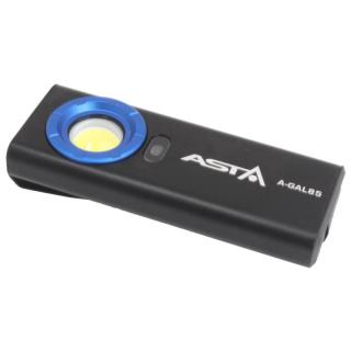 Inšpekčná baterka, LED COB 1200 lm, nabíjateľná, s magnetom - ASTA