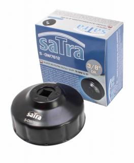 Kľúč na olejové filtre 76 mm, 12 hrán, 3/8" - SATRA