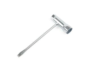 Kľúč na zapaľovacie sviečky 13x19 mm, so skrutkovačom