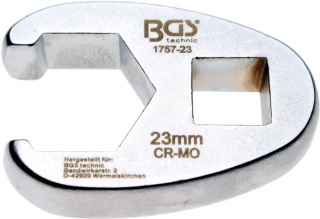 Kľúč plochý otvorený 1/2", 23 mm - BGS 1757-23 (Kľúč plochý)
