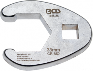 Kľúč plochý otvorený 1/2", 33 mm - BGS 1759-33 (Kľúč plochý)