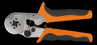 Krimpovacie kliešte 0.25 - 6 mm2, na dutinky - NEO tools 01-507