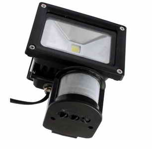 LED svetlo MCOB 20W 230 V, 1600 lm, vonkajšie IP44, s pohybovým senzorom