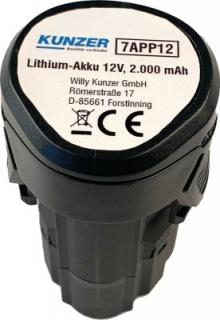 Lítiová batéria 12V, 2000 mAh, pre elektrické náradie Kunzer