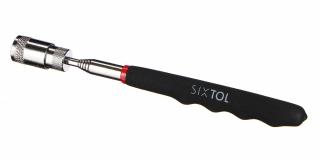 Magnetický teleskopický kľúč s LED svetlom MECHANIC PICK UP 1, 200-820mm SIXTOL