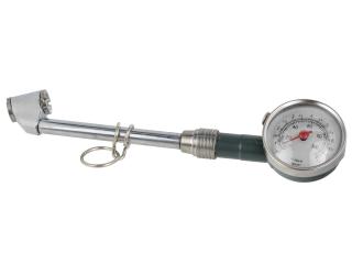 Manometer na meranie tlaku v pneumatikách nákladných vozidiel, s tlakomerom, predĺžený