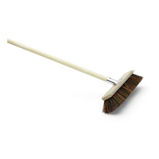 Metla cestná - zmeták, šírka 40 cm, násada 140 cm, oceľová škrabka, drevený rám