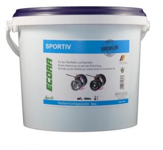 Montážna pasta na osobné pneumatiky, modrá, 5 kg