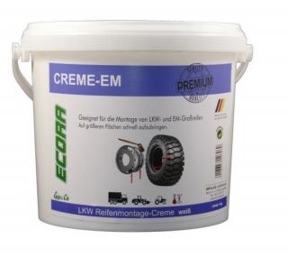 Montážny krém na nákladné a priemyselné pneumatiky, biely, 5 kg