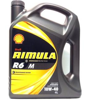 Motorový olej Shell Rimula R6 M 10W-40 4L (Motorový olej Shell)