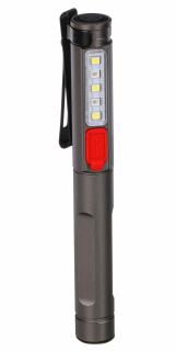 Multifunkčná baterka, COB LED a UV, 150 lm, nabíjateľná - SIXTOL