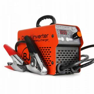 Nabíjačka batérií - štartér, invertor, digitálna, 50-500Ah, 12/24V, max. 400A
