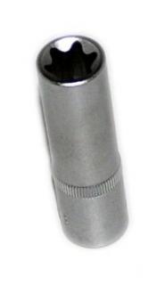 Nadstavce TORX E 3/8 ", predĺženej 63 mm, rôzne rozmery - ASTA Profil: Torx, Veľkosť štvoruholníka: 3/8", Veľkosť: E5