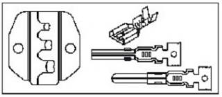 Náhradné čeľuste na krimpovanie neizolovaných elektrických konektorov 0.5-6 mm - JONNESWAY ()