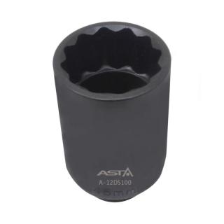 Nástrčná hlavica 1/2", 46 mm, dvanásťstranná, dĺžka 100 mm - ASTA