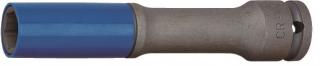 Nástrčná hlavica rázová, 1/2", predĺžená s krytkou na ALU, 17mm - JONNESWAY S18AD4117 ()