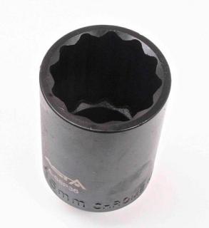 Nástrčná kovaná hlavice na matice hnacích hriadeľov 1/2 "36 mm, 12hran - ASTA