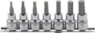 Nástrčné hlavice Imbus 3/8", palcové 1/8"-3/8", sada 7 kusov - BGS 5104