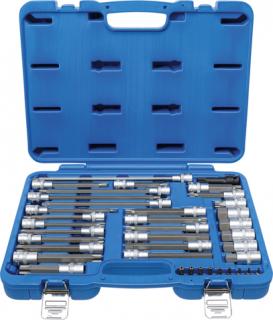 Nástrčné hlavice Imbus, TORX, XZN a RIBE, štvorhranné 1/2", sada 38 dielov - BGS 5184