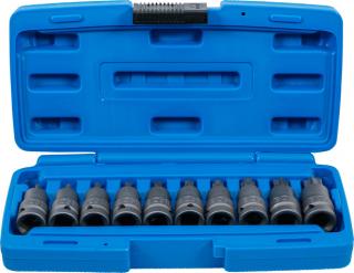 Nástrčné hlavice TORX 1/2", T20-T70, sada 10 dielov - BGS 5097
