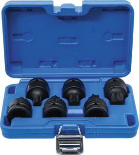 Nástrčné hlavice TORX 3/4", T55-T100, sada 6 dielov - BGS 5055