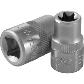 Nástrčné hlavice Torx E, veľkosti E10 - E24, 1/2" - JONNESWAY Profil: Torx, Veľkosť štvoruholníka: 1/2", Veľkosť: E11