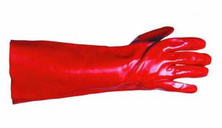 Ochranné rukavice Redstart, máčané PVC, veľkosť 10