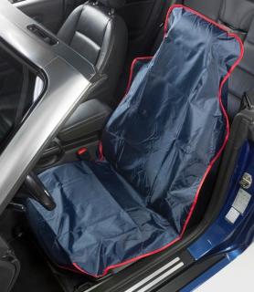 Ochranný pracovný poťah na predné sedadlo, 75 x 5 x 133 cm, nylonový, modrý