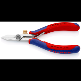 Odstraňovacie kliešte na elektroniku, pre priemery 0,03-1,0 mm - KNIPEX 11 82 130