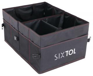 Organizér do kufra auta, 14 priehradiek a vreciek, 54x44x26 cm, skladací - SIXTOL