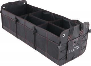 Organizér do kufra auta, 19 priehradiek a vreciek, 92x37x32 cm, skladací - SIXTOL