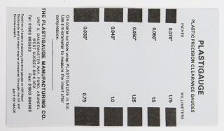 Plastigage 0,75-1,75 mm (Plastigage 0,75-1,75 mm)