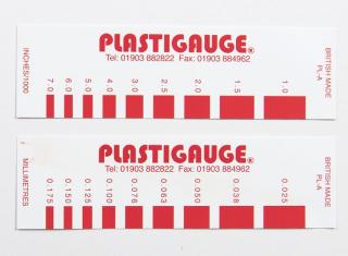 Plastigage-meranie tolerancie ložísk (rôzne veľkosti) Rozmer: 0,1-0,25 mm