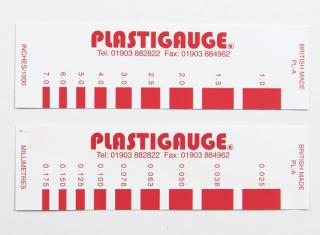 Plastigage-meranie tolerancie ložísk (rôzne veľkosti) Rozmer: 0,175-0,5 mm