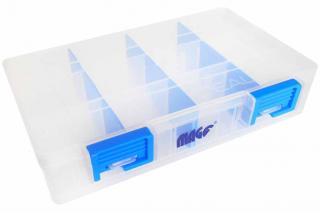 Plastový organizér 212x142x47 mm, s vyberateľnými prepážkami - MAGG BOX L