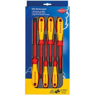 Ploché a krížové skrutkovače, pre elektrikárov VDE 1000 V, 6 ks - Knipex 00 20 12 V01