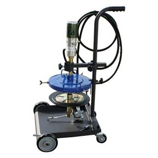 Pneumatická mazacia súprava na čerpanie oleja zo sudov 20-30 kg, mobilná - ASTA