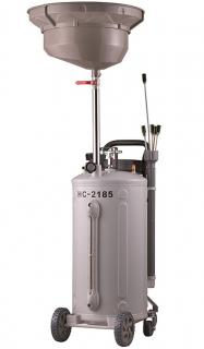 Pojazdná olejová nádrž s odsávačkou, objem 76 litrov - HC-2185
