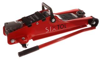 Pojazdný hydraulický zdvihák 2,5 t, nízkoprofilový, 85 - 385 mm - SIXTOL