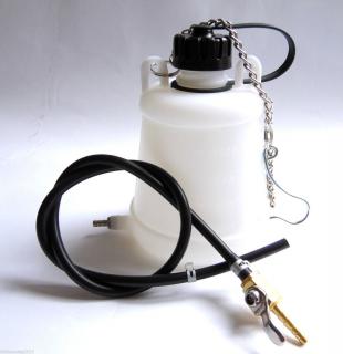 Pomocná nádobka na benzín, nádržka 1L + kohút (Pomocná nádobka)